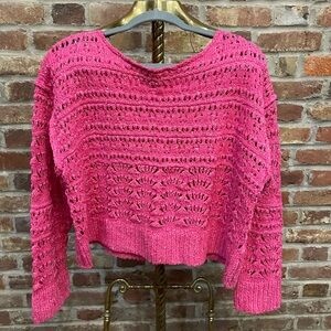 Palmer Open Stitch Sweater by Pilcro